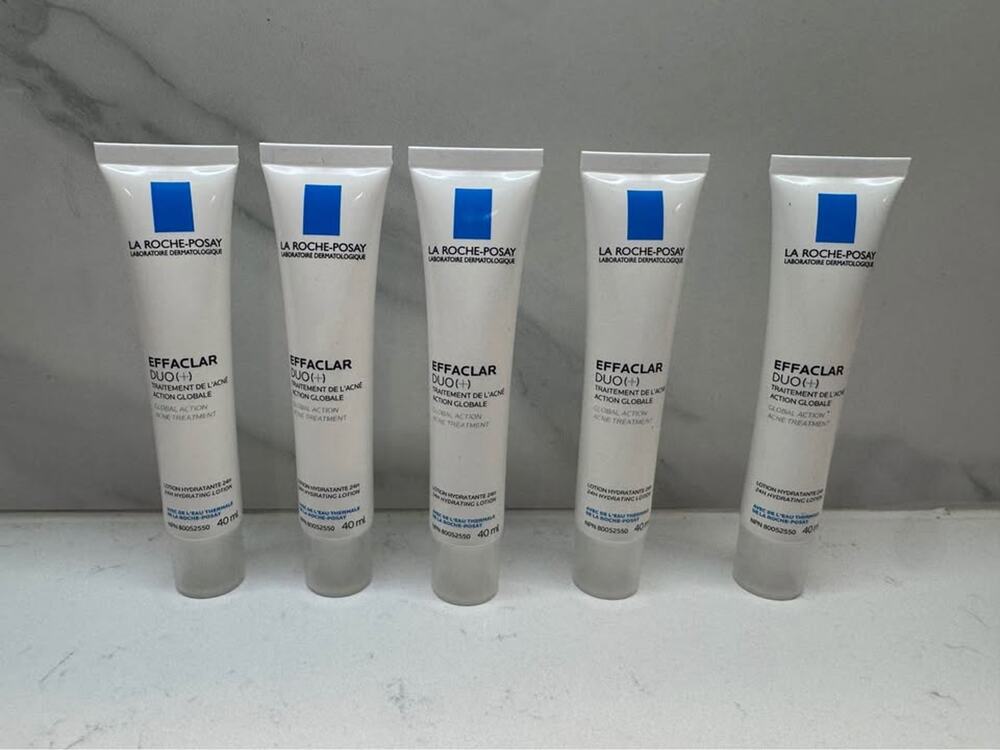 Lot of 5 of La Roche-Posay Effaclar Duo Global Action Acne Spot Treatment 40 ml